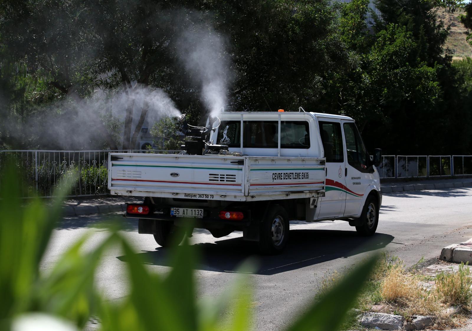 Karşıyaka’da kışa özel ilaçlama