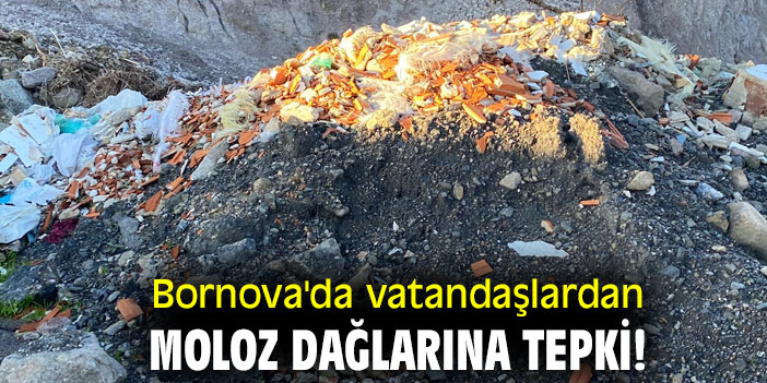 Bornova’da Kaçak Moloz Dökümü Çevreyi Tehdit Ediyor