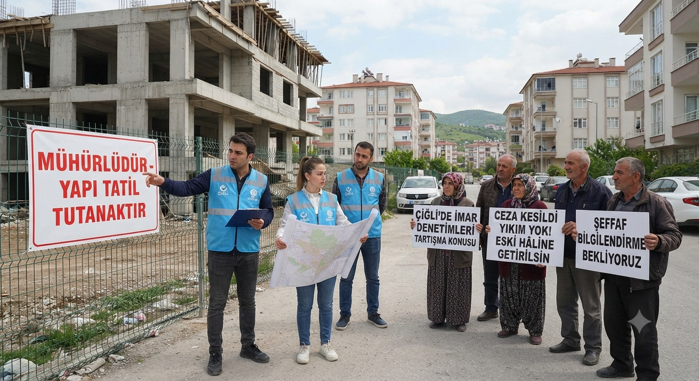 ÇİĞLİ'DE İMAR DENETİMLERİ TARTIŞMA KONUSU