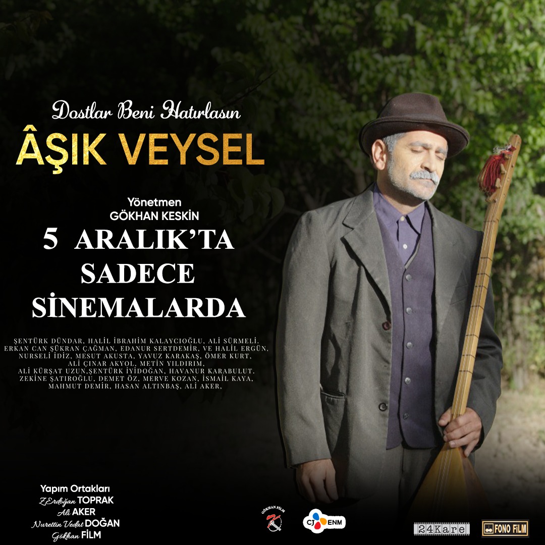 Âşık Veysel’in Hayatı 5 Aralık’ta Beyaz Perdede