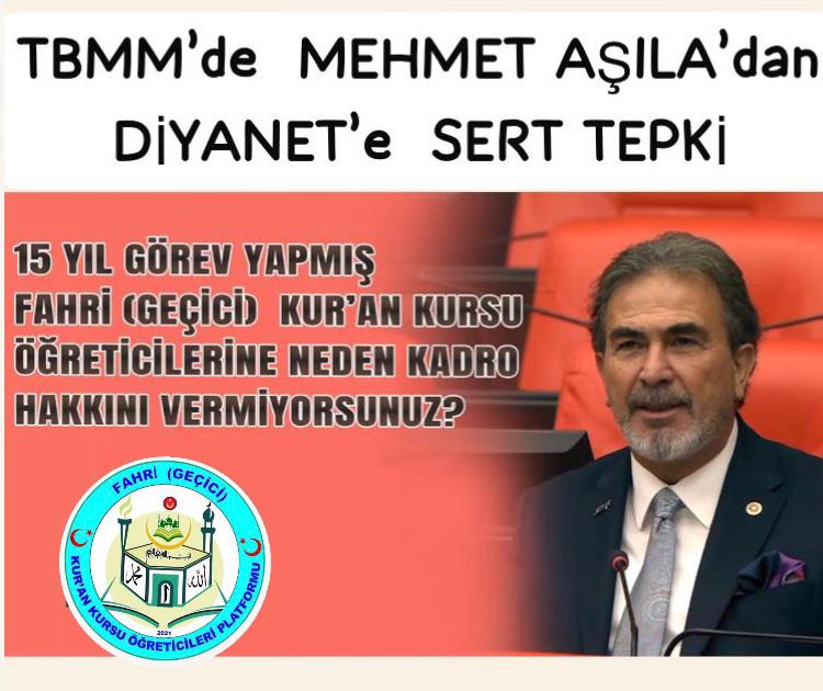 TBMM’de Mehmet Aşıla’dan Diyanete ve Devlete Sert Tepki