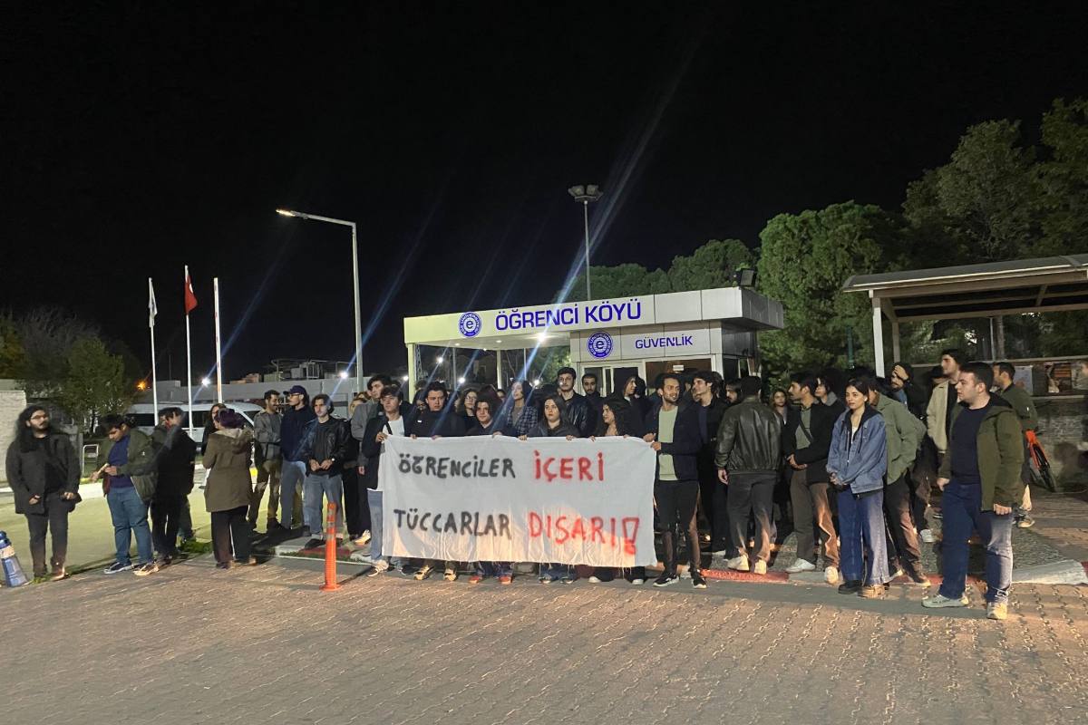 Ege Üniversitesi'nde Öğrenci Köyü Protestosu: 