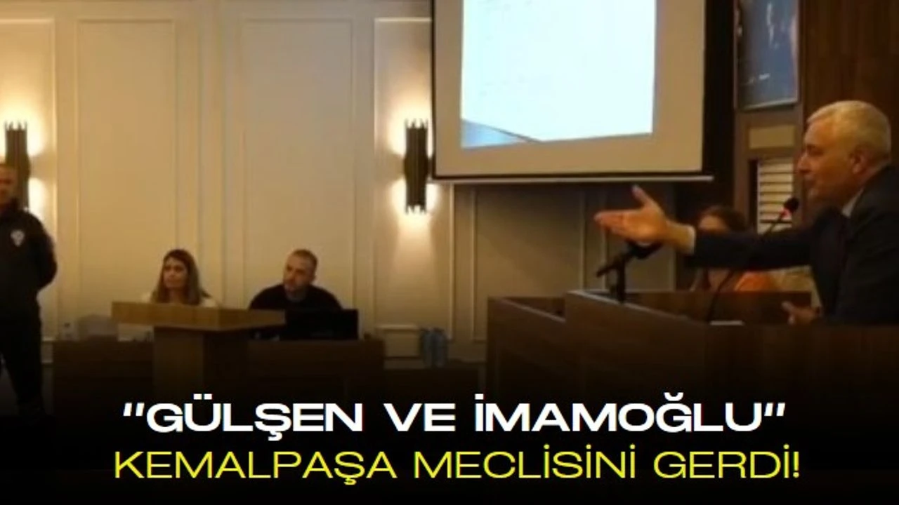Kemalpaşa Meclisi'ne ''Gülşen'' ve ''Ekrem İmamoğlu'' gölgesi düştü! Gergin geçen meclis 5 saat sürdü